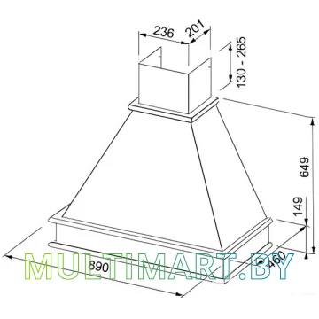 Вытяжка Franke FCL 90 A2 EGC (321.0592.488) картинка 2